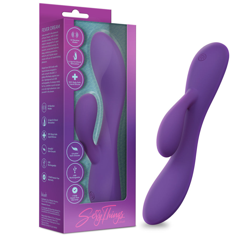 Blush Fever Dream | Dual Motor Rabbit Vibrator In Lavender BlushVibe.com Blush Fever Dream | Dual Motor Rabbit Vibrator In Lavender BlushVibe.com