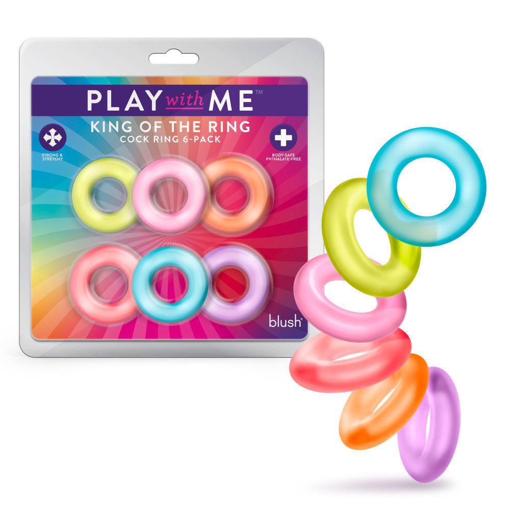 penisrings Naughty Glitter Ring Set - 10 glitter penis rings main image 0