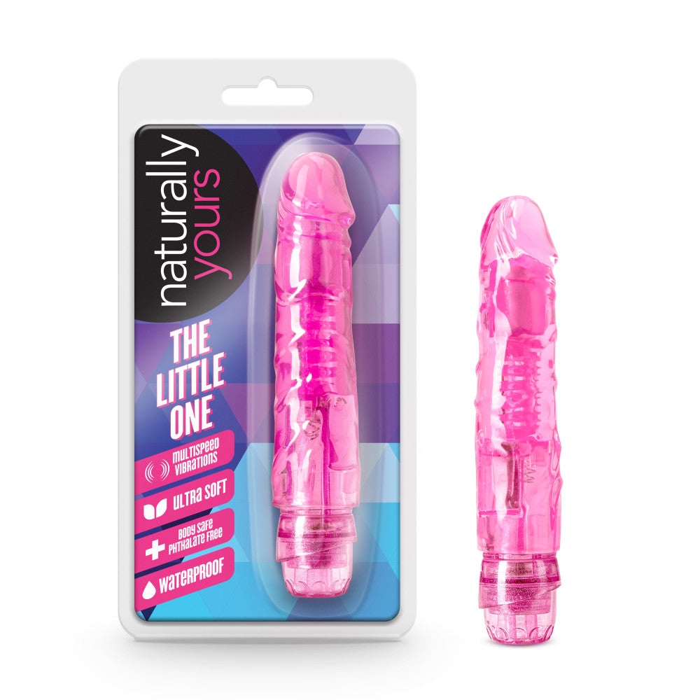 Naturally Yours By Blush® | The Little One Pink 6.70-Inch Long Vibrating  Dildo