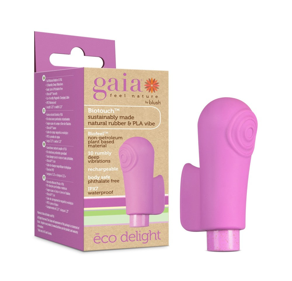 Blush | Gaia | Eco Delight | Purple Plant-Based Powerful Vibrator | Buy Adult  Sex Toys Online – BlushVibe.com