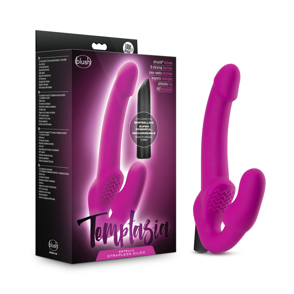 Temptasia Estella Strapless Silicone Dildo Pink | Shop Adult Sex Toys –  BlushVibe.com