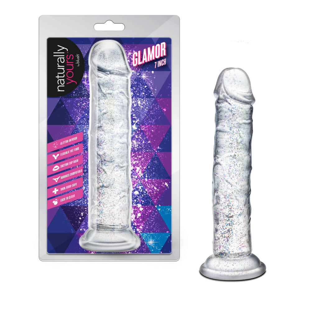 Blush Glamor Realistic Dildo | Adult Sex Toy | G-Spot &amp; Anal Play   BlushVibe.com