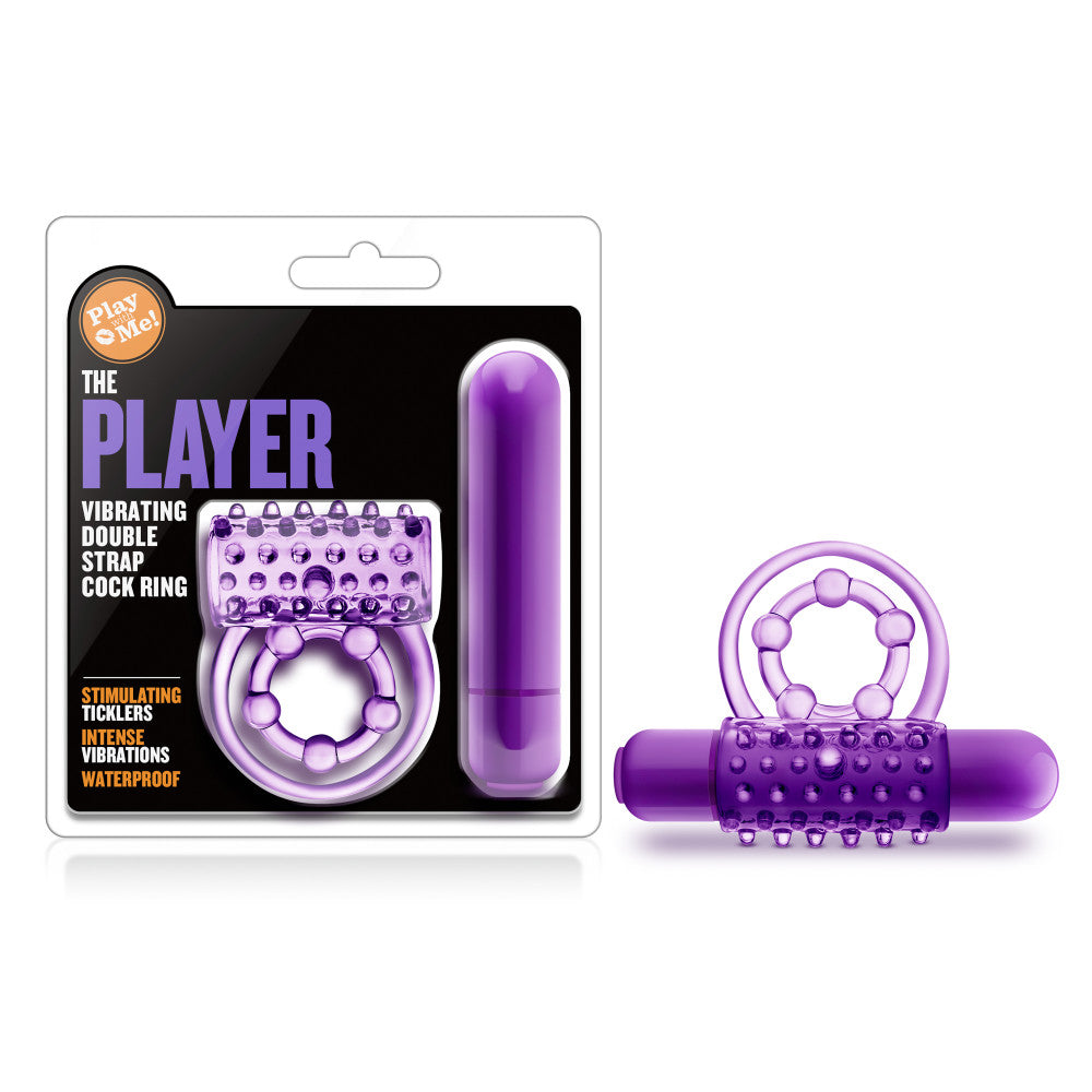 Blush | Play With Me™ | The Player Purple Vibrating Penis Ring –  BlushVibe.com