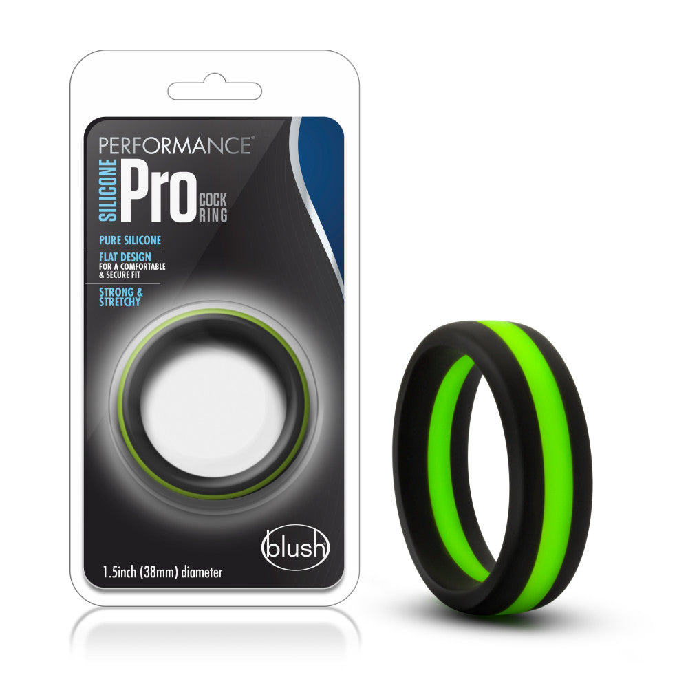 Blush | Performance® | Pro Green & Black Penis Ring |Puria™ Silicone –  BlushVibe.com