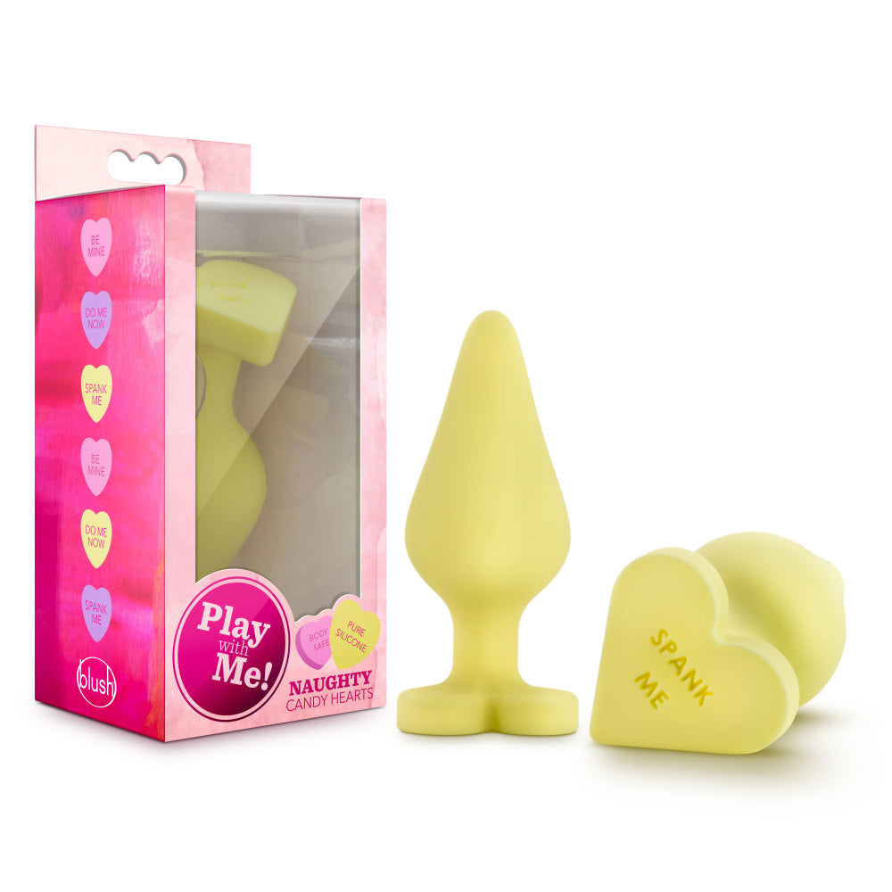 Play with Me Naughty Candy Heart Spank Me in Yellow | Shop Sex Toys Online  – BlushVibe.com