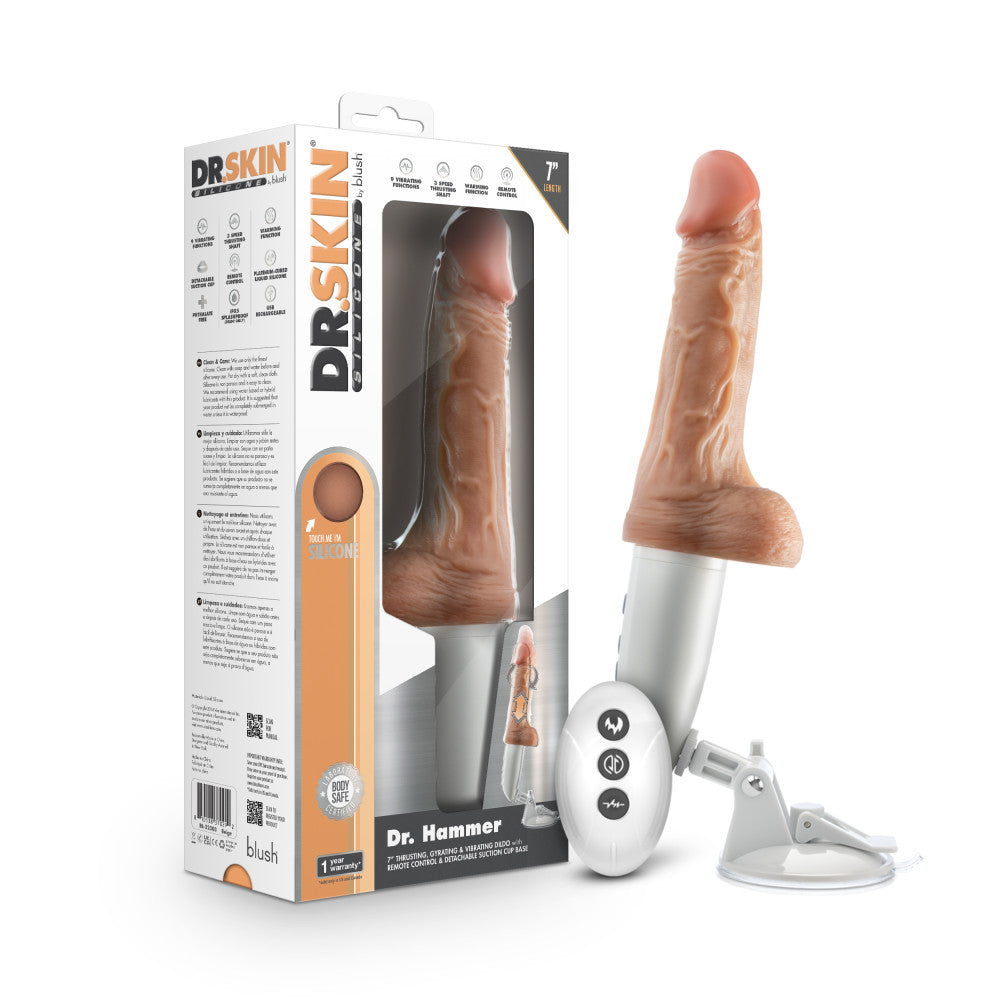 thrusting penis dildo Vulcan Vibrating Prostate Plug with Penis & Scrotum Ring – GIDDI