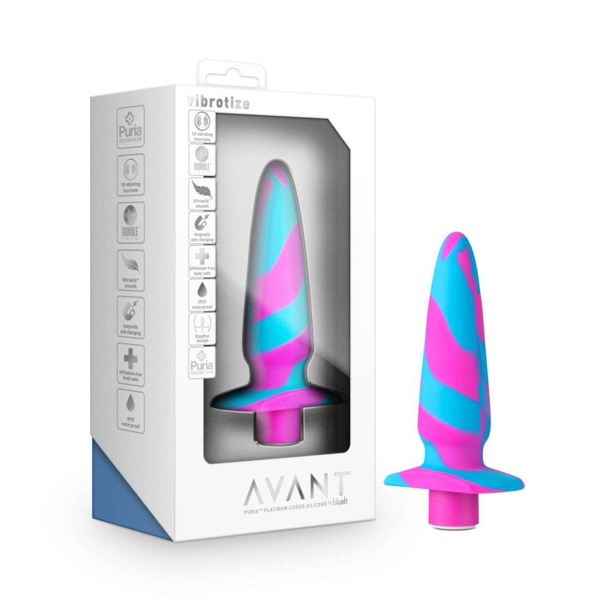 Blush | Shop Butt Plugs | Avant | Vibrotize Fuchsia | Buy Adult Sex Toys  Online – BlushVibe.com