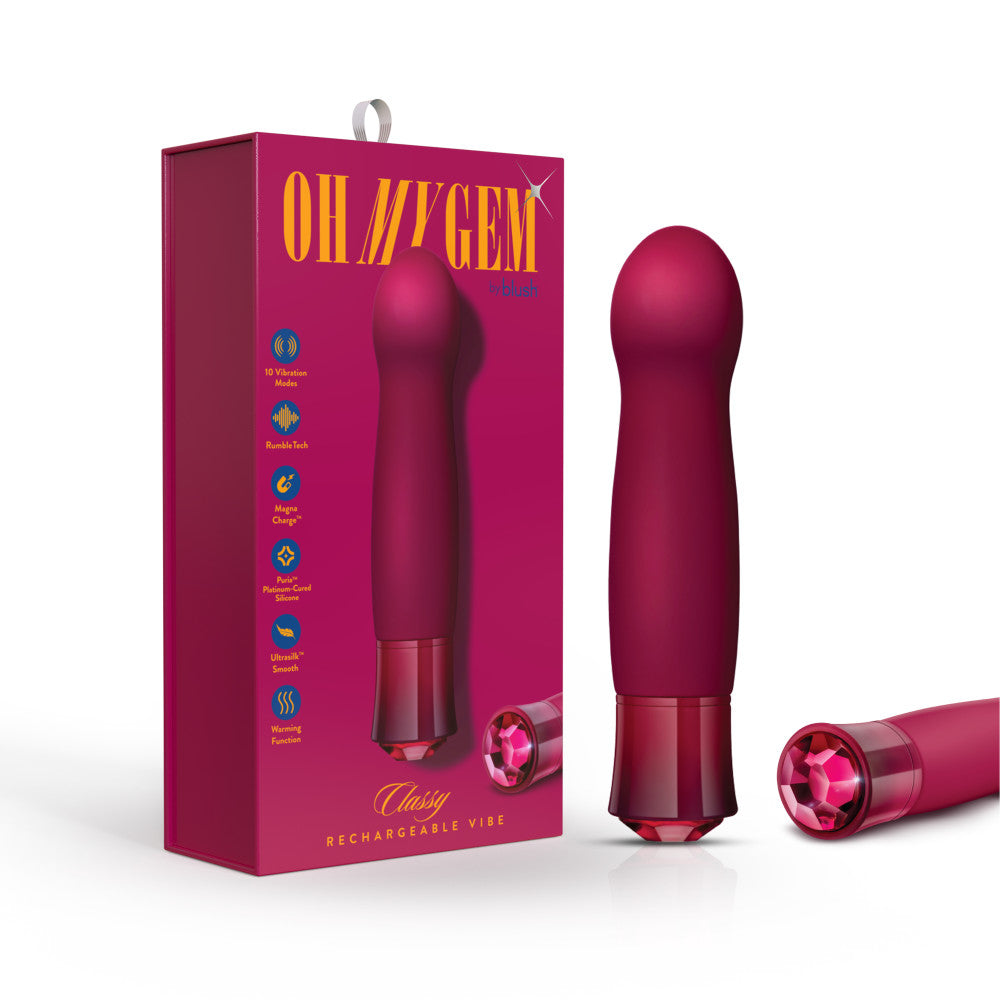 Blush | Oh My Gem | Classy | Garnet | Warming Vibrator | Shop Vibrators Online BlushVibe.com Blush | Oh My Gem | Classy | Garnet | Warming Vibrator | Shop Vibrators Online BlushVibe.com