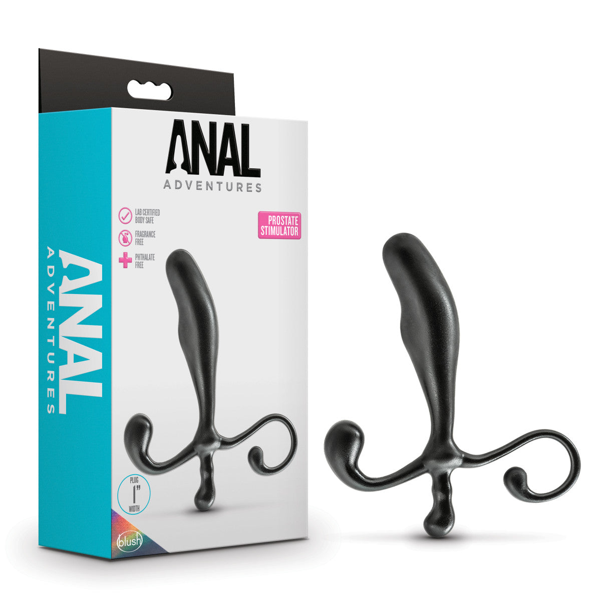 Blush Anal Adventures Prostate Stimulator Black 5-Inch Anal Plug –  BlushVibe.com