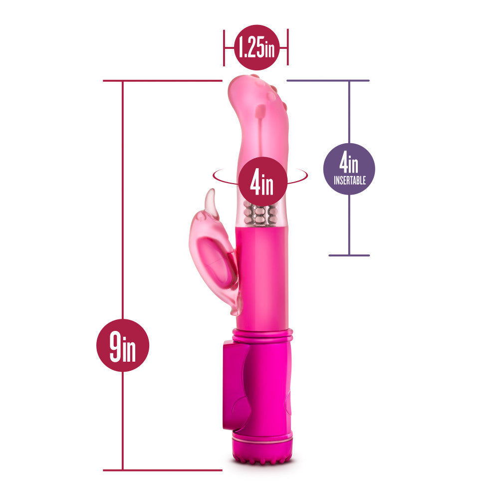 Blush Sexy Things Dancing Dolphin Curved Fuchsia 8.75-Inch Rabbit Vibrator BlushVibe.com Blush Sexy Things Dancing Dolphin Curved Fuchsia 8.75-Inch Rabbit Vibrator BlushVibe.com