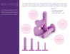 Wellness Silicone Dilator Kit Purple
