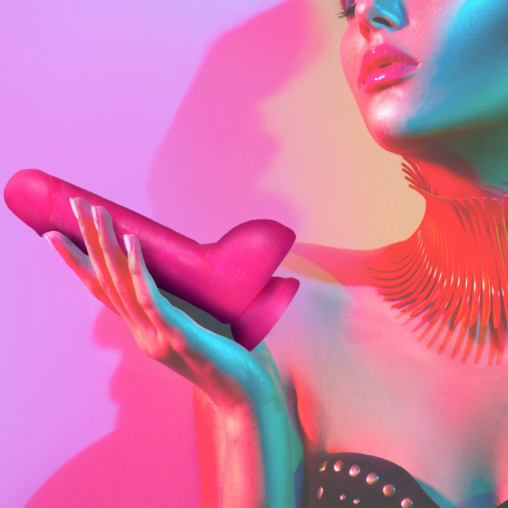 Neo Elite 9 Inch Dual-Density Silicone Dildo with Suction Cup