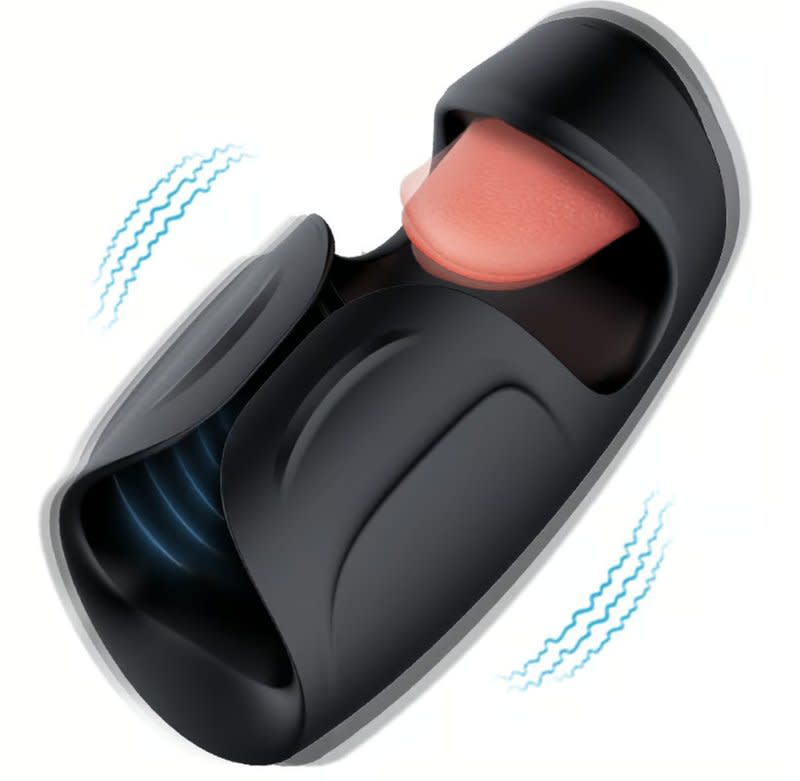 Blush M For Men | Lickety Split | Automatic Male Masturbator With Tongue Stimulator BlushVibe.com Blush M For Men | Lickety Split | Automatic Male Masturbator With Tongue Stimulator BlushVibe.com