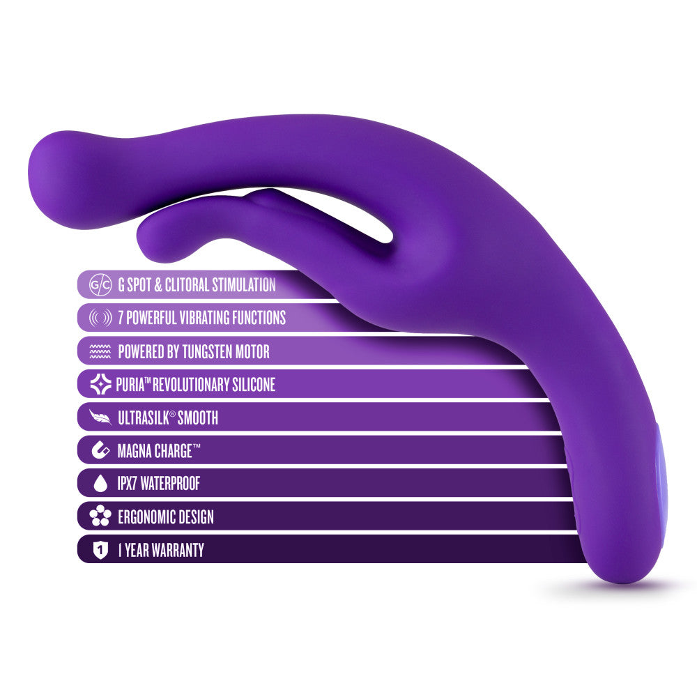 7 powerful vibration functions Wellness G Wave Vibrator Purple