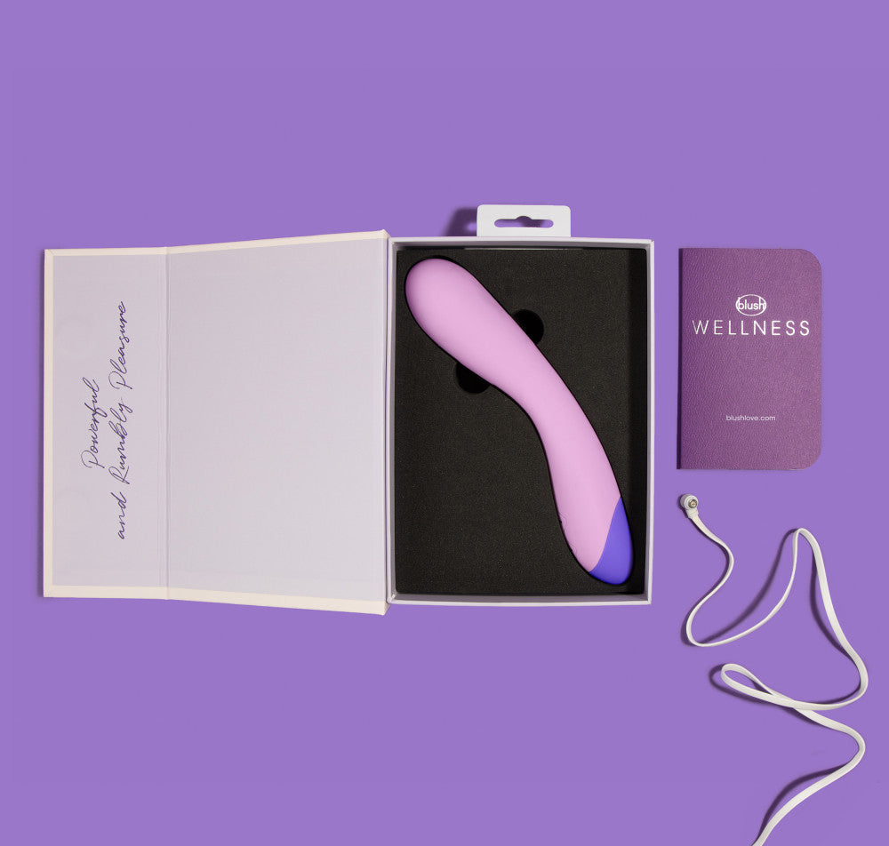 Wellness By Blush | G Curve G-Spot Purple UltraSilk Vibrator BlushVibe.com Wellness By Blush | G Curve G-Spot Purple UltraSilk Vibrator BlushVibe.com
