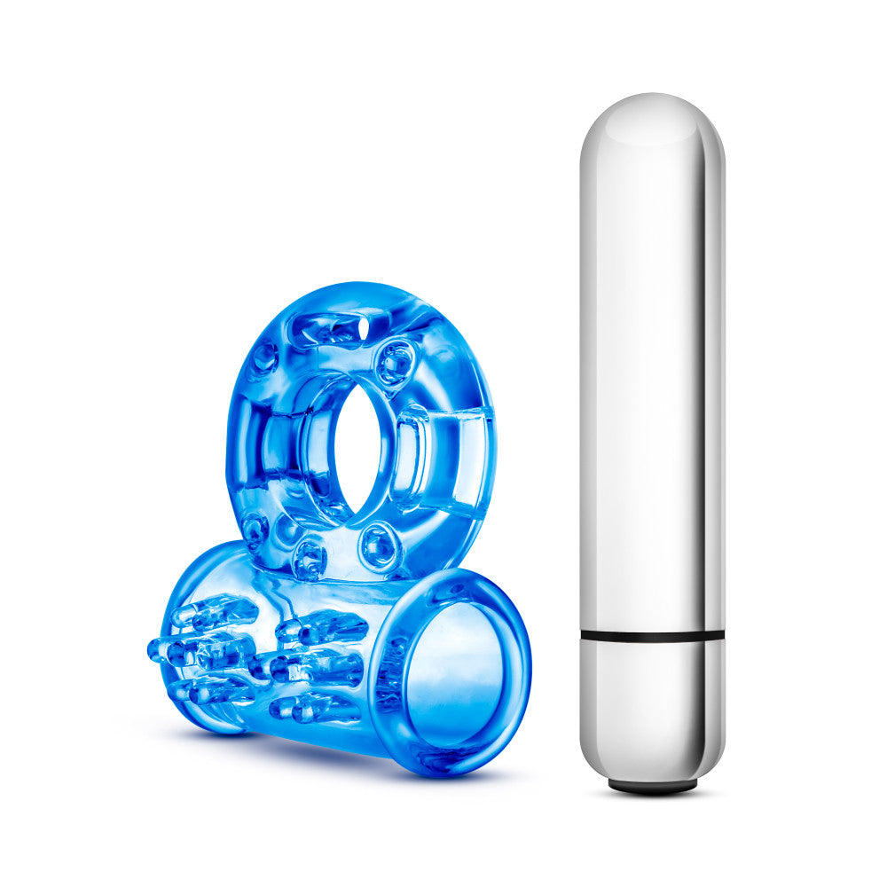 Blush | Stay Hard | Bull 3-In-1 Blue 10-Function Vibrating Penis Ring BlushVibe.com Blush | Stay Hard | Bull 3-In-1 Blue 10-Function Vibrating Penis Ring BlushVibe.com