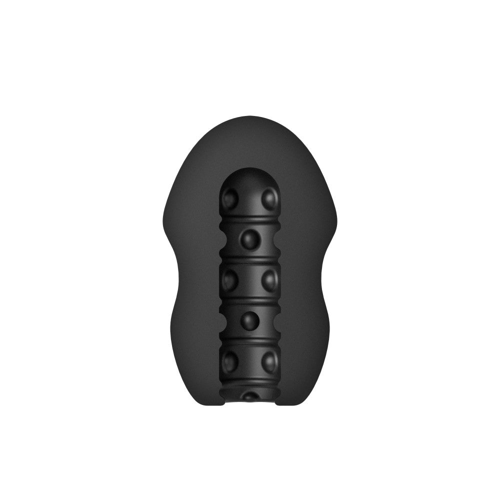 Blush Fortify | Silicone FTM Stroker Textured Male Masturbator Black BlushVibe.com Blush Fortify | Silicone FTM Stroker Textured Male Masturbator Black BlushVibe.com