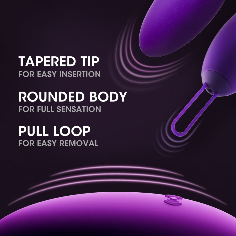 Blush Wellness - Imara - Vibrating Egg With Remote - Purple BlushVibe.com Blush Wellness - Imara - Vibrating Egg With Remote - Purple BlushVibe.com