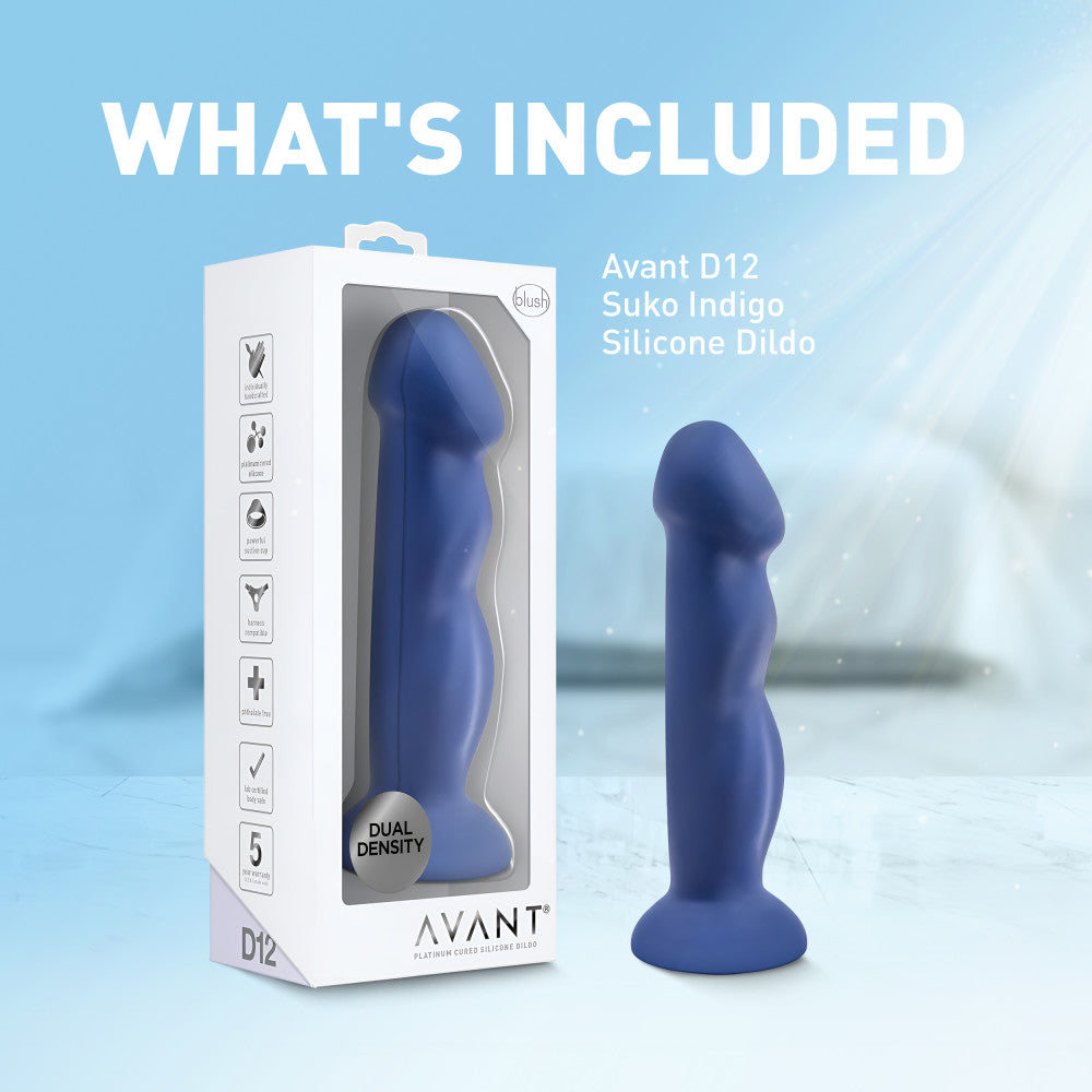 Blush | Shop Dildos | Avant | D12 Suko Indigo | Buy Adult Sex Toys Online BlushVibe.com Blush | Shop Dildos | Avant | D12 Suko Indigo | Buy Adult Sex Toys Online BlushVibe.com