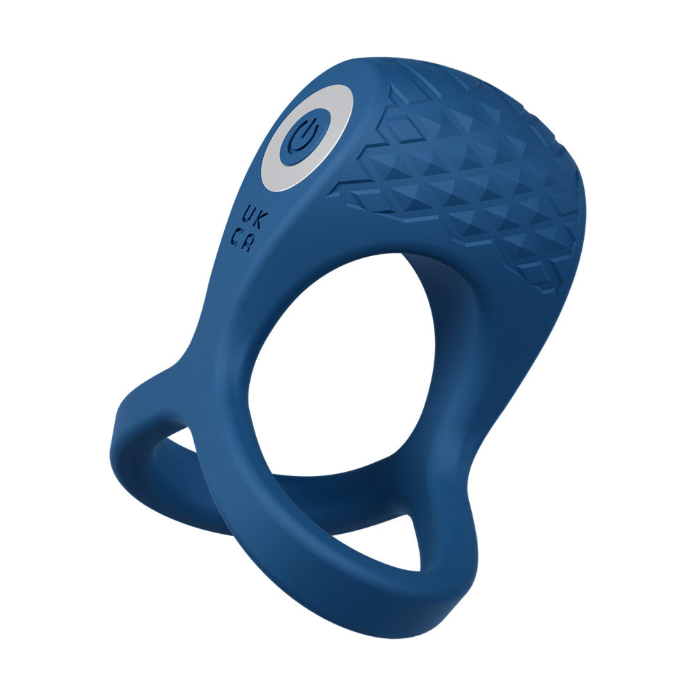 Blush Dual Flex Pro Silicone Vibrating Cock Ring & Ball Strap In Blue BlushVibe.com Blush Dual Flex Pro Silicone Vibrating Cock Ring & Ball Strap In Blue BlushVibe.com