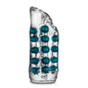 Clear beaded stroker. Translucent with vulva shaped opening, ribbed tunnel and rows of beads along and around the shaft for added stimulation. Open on both ends. Additional images show alternate angles.