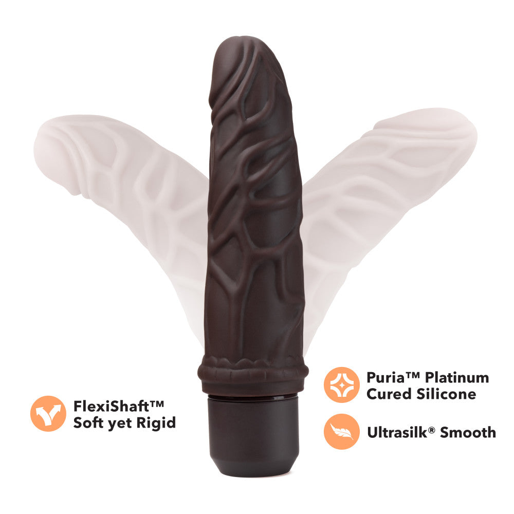 Blush Dr. Skin Silicone Dr. Robert Brown 7.25-Inch Long Vibrating Dildo BlushVibe.com Blush Dr. Skin Silicone Dr. Robert Brown 7.25-Inch Long Vibrating Dildo BlushVibe.com