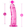 B Yours plus beautiful dildo with a strong suction cup Roar N” Ride in Pink