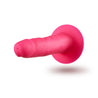 Neo Elite 6 Inch Silicone Dual Density Cock in Neon Pink