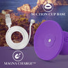 7.75 Inch Magna Charge USB magnetic recharging Impressions Ibiza Plum