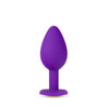 Temptasia Bling Small purple smooth silicone butt plug