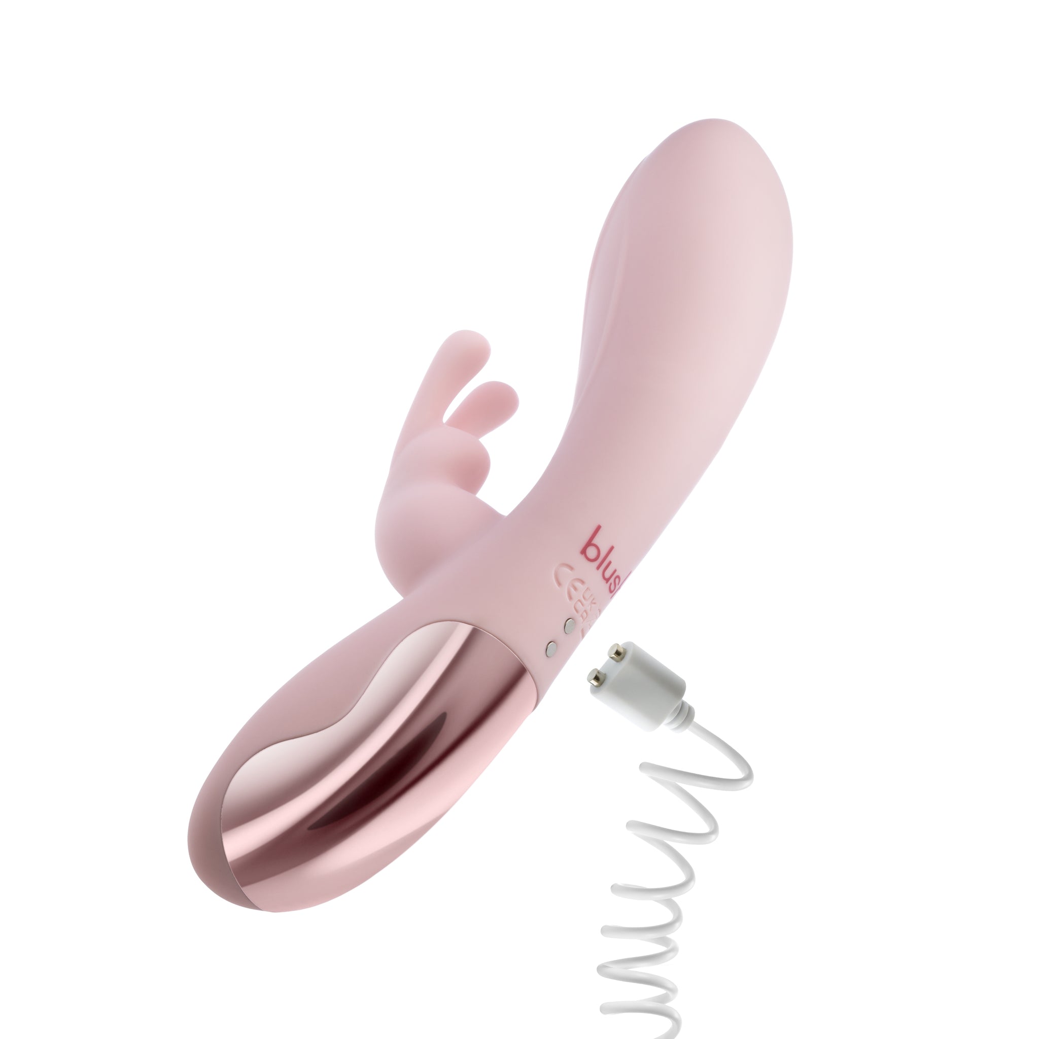 Blush | Morgan | 7.75" Dual Rabbit Vibrator in Pink | Blush Online Store BlushVibe.com Blush | Morgan | 7.75" Dual Rabbit Vibrator in Pink | Blush Online Store BlushVibe.com