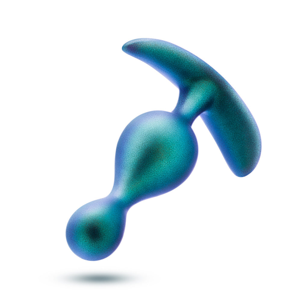 Anal Adventures Matrix | The Photon Plug: 4.5 inch Smooth Tapered Butt Plug in Neptune Teal | With Stayput™ Technology  & AnchorTech™ Base