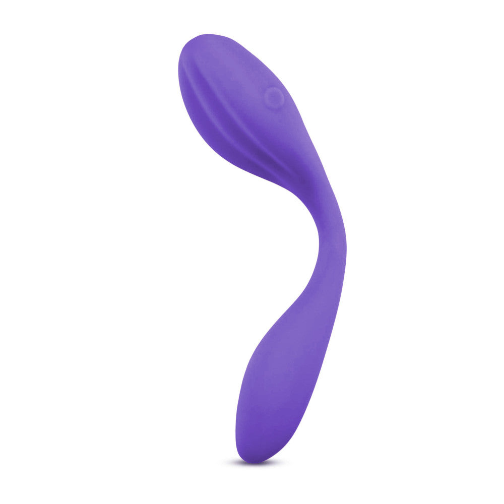 Wellness By Blush™ | Duo Purple UltraSilk® Vibrator - Made with Purio® Silicone
