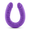 Ruse 18 Inch Silicone Slim Double Dong Purple