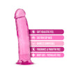 Sturdy Suction Cup Base Hybrid Lube Safe B Yours Plus Dildo Thrill N Drill in Pink