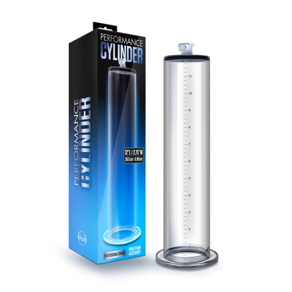 Performance - 12 Inch x 2.75 Inch Penis Pump Cylinder - Clear