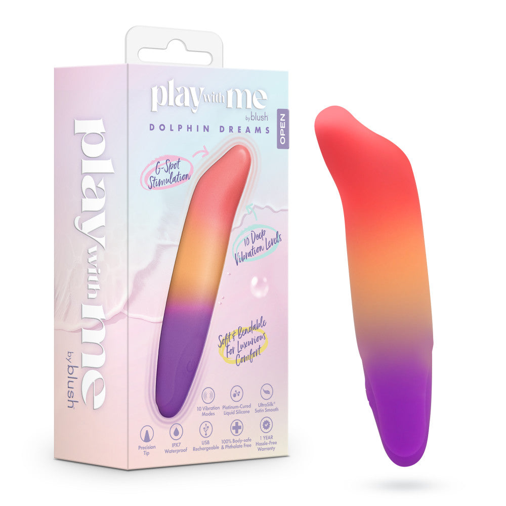 Blush Dolphin Dreams Bullet Vibrator | Adult Sex Toy For Women | Clitoral & G-Spot Stim BlushVibe.com Blush Dolphin Dreams Bullet Vibrator | Adult Sex Toy For Women | Clitoral & G-Spot Stim BlushVibe.com