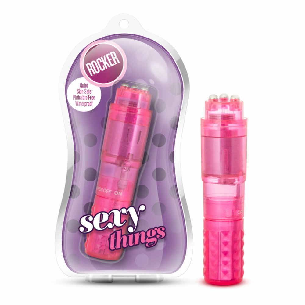Sexy Things Rocker Pink 4-Inch Vibrating Mini Vibrator
