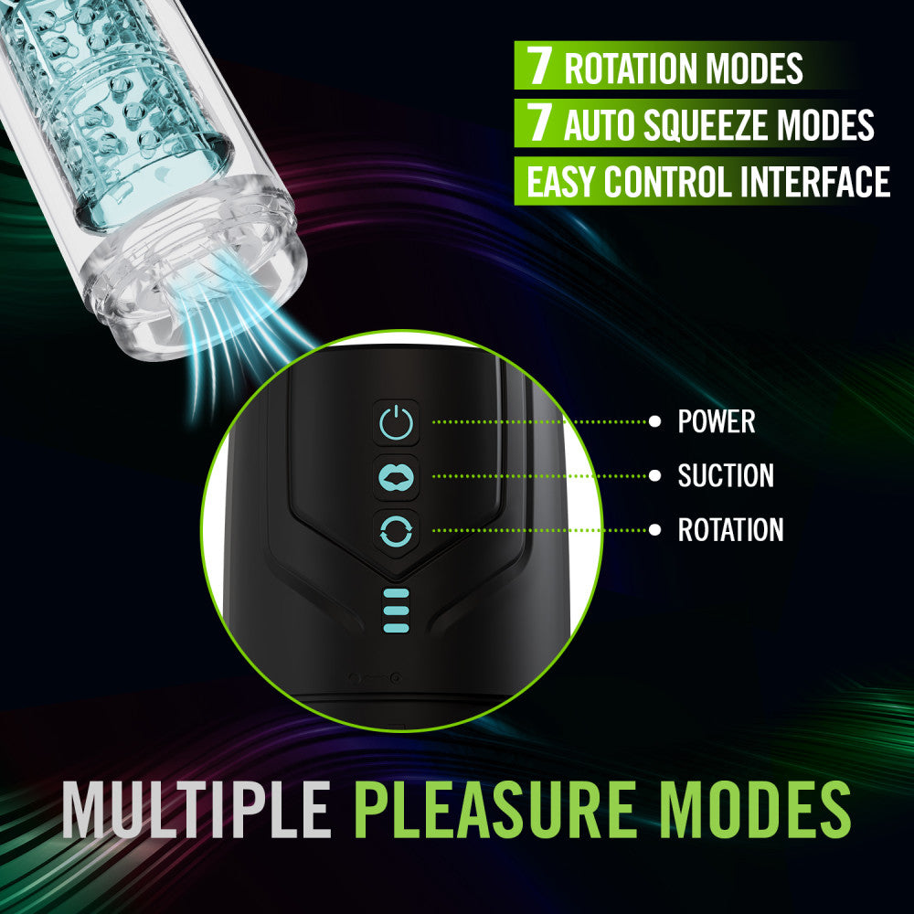 M For Men By Blush | Whirlwind Pro Rotating & Sucking Automatic Male Masturbator With Auto Suction Technology Black BlushVibe.com M For Men By Blush | Whirlwind Pro Rotating & Sucking Automatic Male Masturbator With Auto Suction Technology Black BlushVibe.com