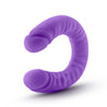 Ruse 18 Inch Silicone Slim Double Dong Purple