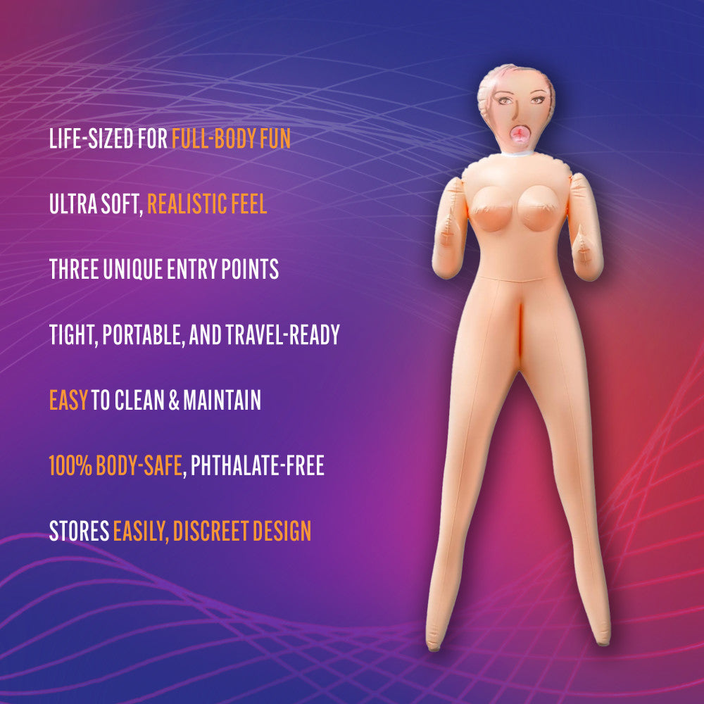 Blush X5 Men Sweet Jasmine Sex Doll Beige Masturbator / Stroker BlushVibe.com Blush X5 Men Sweet Jasmine Sex Doll Beige Masturbator / Stroker BlushVibe.com