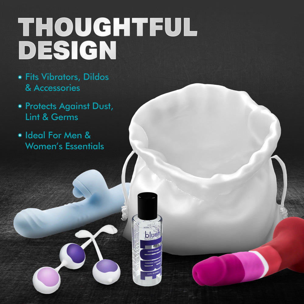 Blush Safe Sex Antibacterial Toy Bag Large BlushVibe.com Blush Safe Sex Antibacterial Toy Bag Large BlushVibe.com