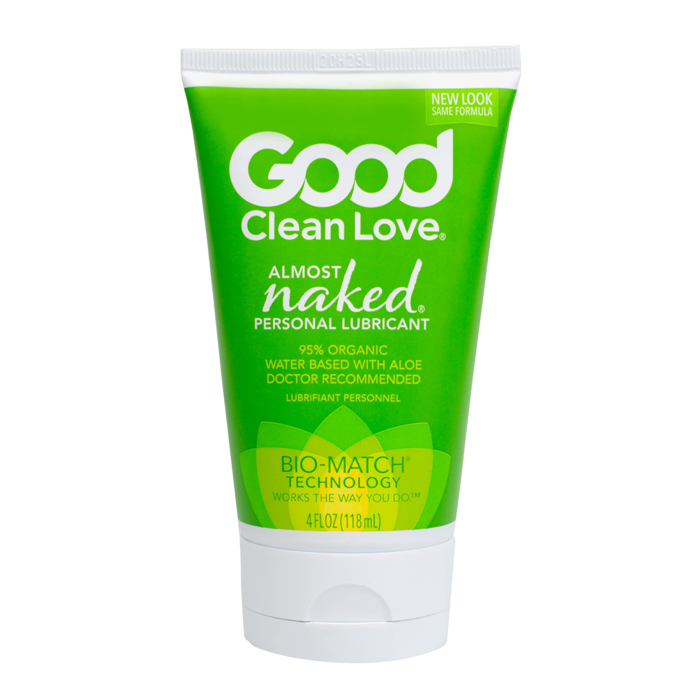 Good Clean Love Almost Naked® Water-Based Personal Lubricant with Organic Aloe Vera  4 oz.