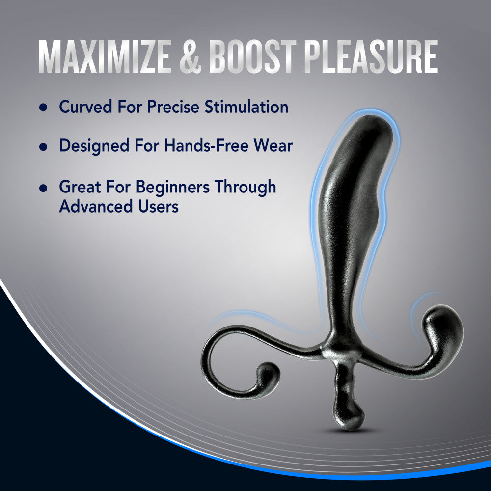 Blush Performance Prostimulator VX1 Black 5-Inch Anal Plug BlushVibe.com Blush Performance Prostimulator VX1 Black 5-Inch Anal Plug BlushVibe.com
