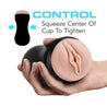 M For Men Soft And Wet Pussy With Pleasure Orbs Self Lubricating Stroker Cup Vanilla