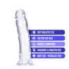 9.5 Inch B Yours Plus Dildo Thrill N Drill in Clear