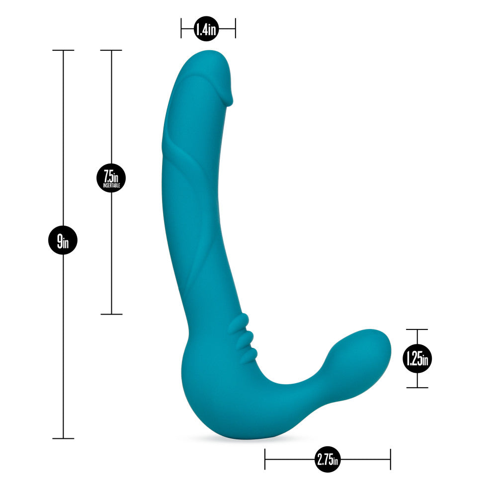 Temptasia Luna Strapless Silicone Dildo Teal | Shop Dildos Online at Best Prices BlushVibe.com Temptasia Luna Strapless Silicone Dildo Teal | Shop Dildos Online at Best Prices BlushVibe.com