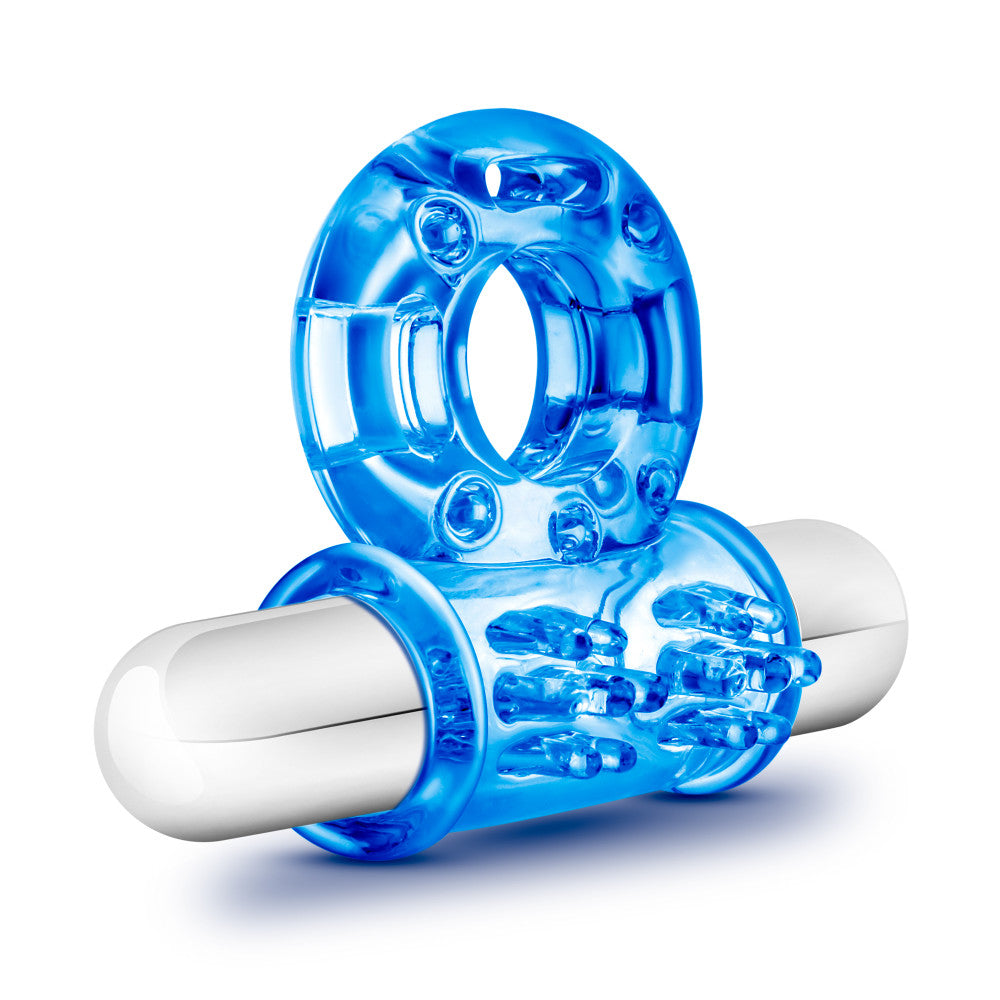 Blush | Stay Hard | Bull 3-In-1 Blue 10-Function Vibrating Penis Ring BlushVibe.com Blush | Stay Hard | Bull 3-In-1 Blue 10-Function Vibrating Penis Ring BlushVibe.com