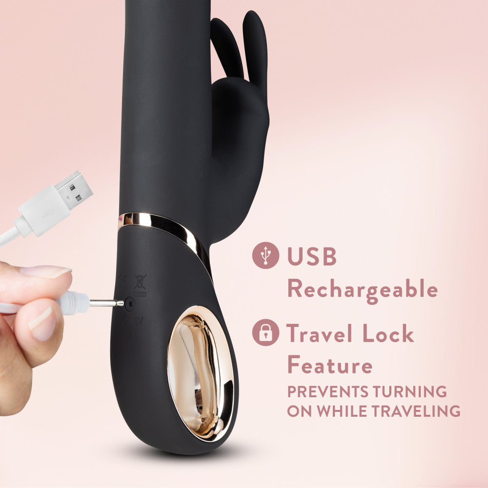 Blush Victoria Gyrating Rabbit in Black | Adult Sex Toys BlushVibe.com Blush Victoria Gyrating Rabbit in Black | Adult Sex Toys BlushVibe.com