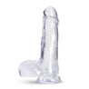 Realistic body safe B Yours Plus Dildo Rock N Roll Clear